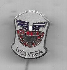 EMAILE HEIWO WOLVEGA FRIESLAND LICHTMETAAL SPELD, Ophalen of Verzenden, Gebruikt, Stad of Land, Speldje of Pin