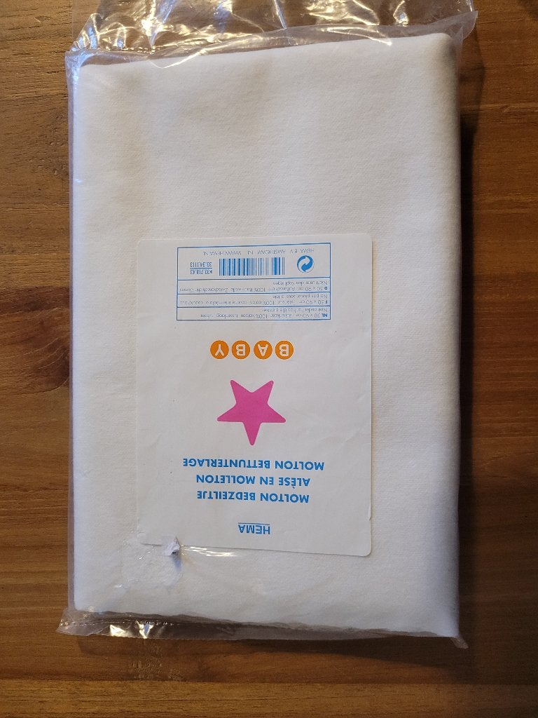 Molton Bedzeiltje/Matrasbeschermer v BabyBed. Nieuw, Ophalen of Verzenden, Nieuw
