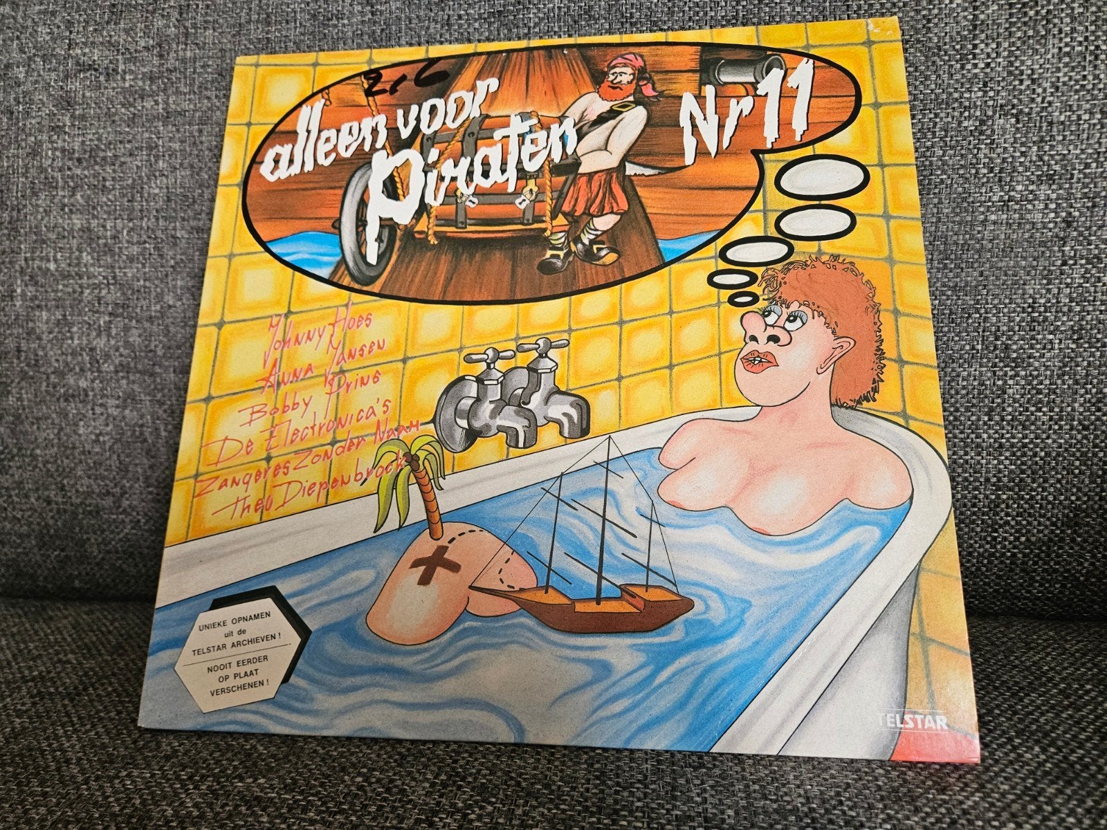 Alleen voor Piraten Nr. 11 - Telstar LP (1983), Ophalen of Verzenden, Zo goed als nieuw, Piraten en Zeemansliederen, Album