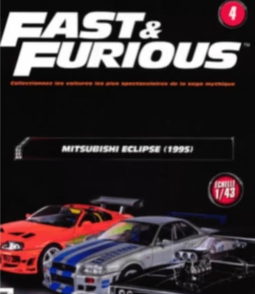 Mitsubishi Eclipse '95 schaal 1/43 FAST & FURIOUS ALTAYA # 4, Verzenden, Nieuw, Auto, Overige merken