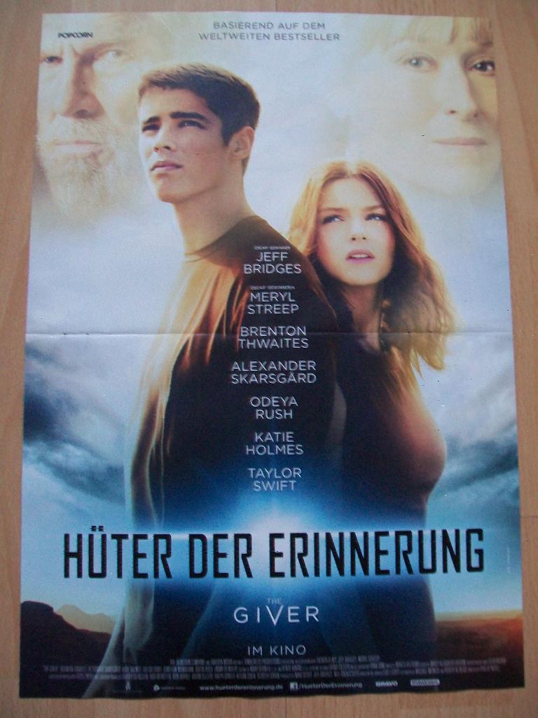 Poster van The Giver / Sistar uit Duits tijdschrift Popcorn, Ophalen of Verzenden, Nieuw, A1 t/m A3, Film en Tv