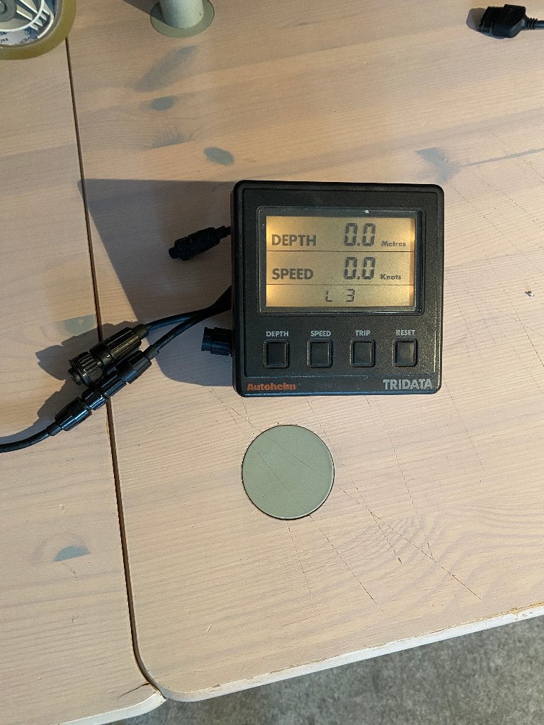Autohelm / Raymarine ST50 Tridata Display (Getest & Goed), Watersport en Boten, Ophalen of Verzenden, Zo goed als nieuw, Gps of Kompas