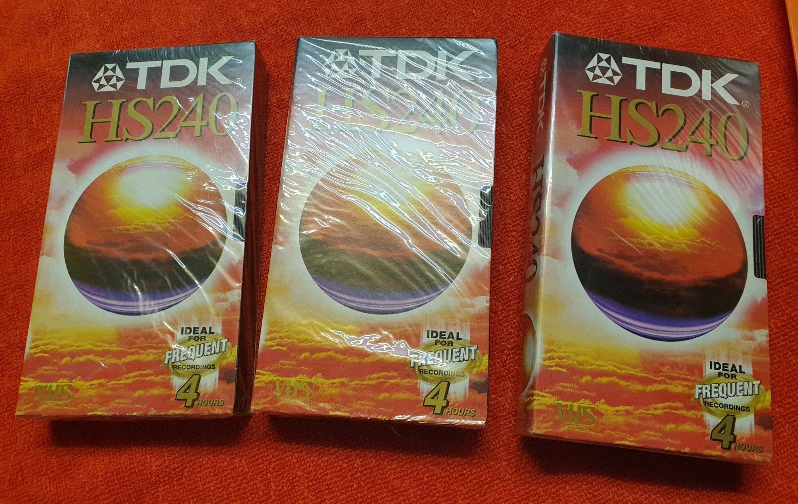 3x TDK HS240 VHS videobanden - Nieuw in verpakking, Alle leeftijden, Overige genres, Ophalen of Verzenden, Nieuw in verpakking