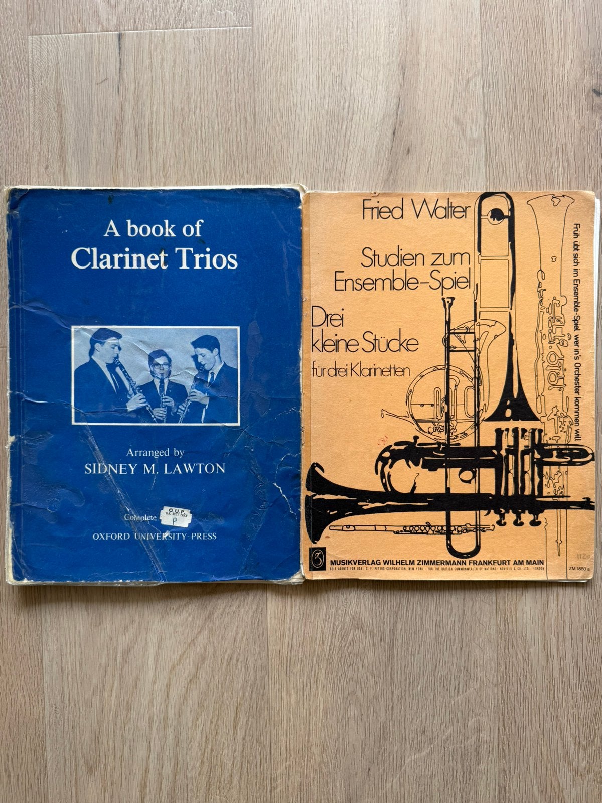 Klarinettrio's, Muziek en Instrumenten, Bladmuziek, Gebruikt, Klassiek, Overige soorten, Ophalen of Verzenden