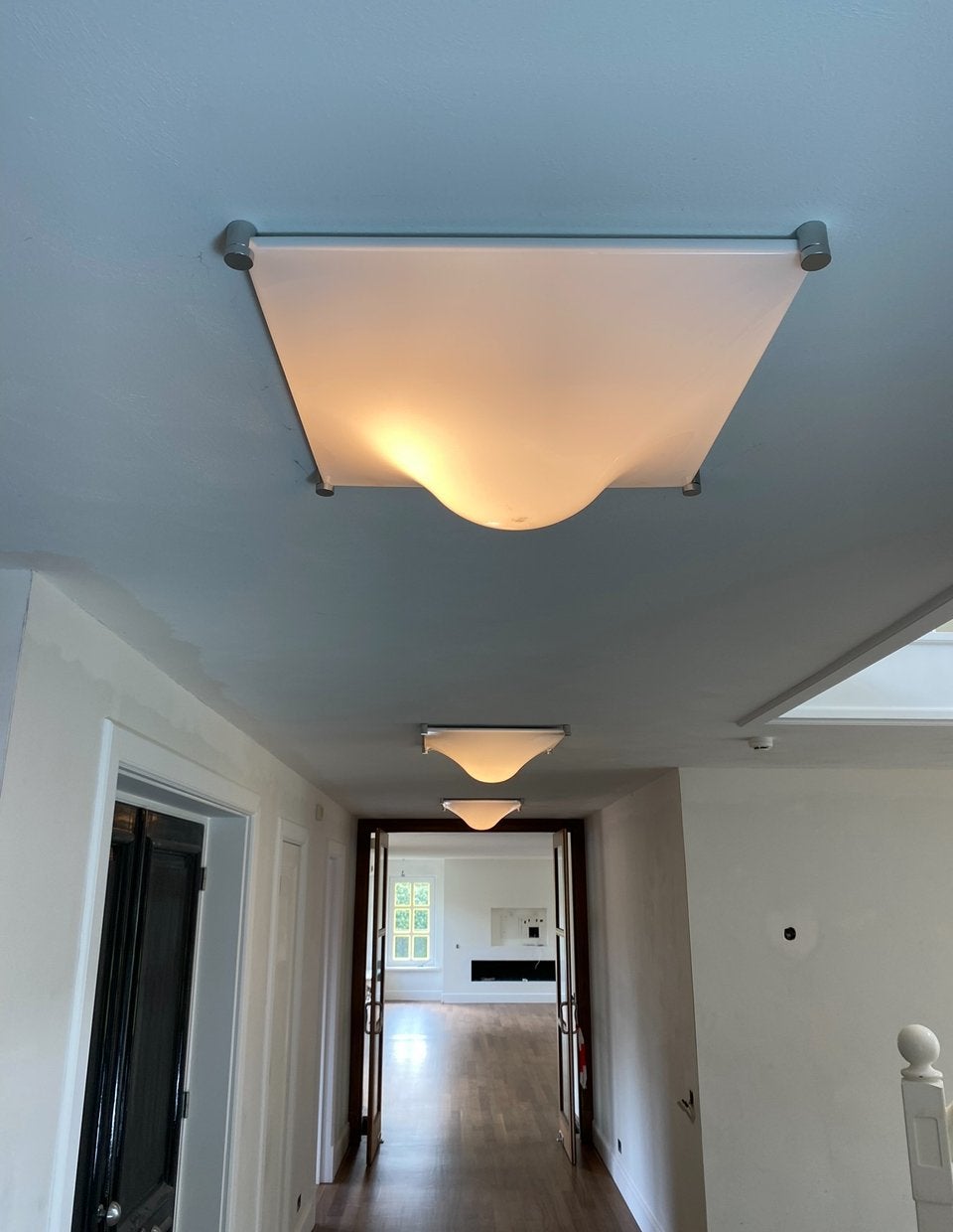 3 stuks Martinelli Luce Bolla (Model 2760/60), Ophalen, Gebruikt, Wit, Plafondlamp