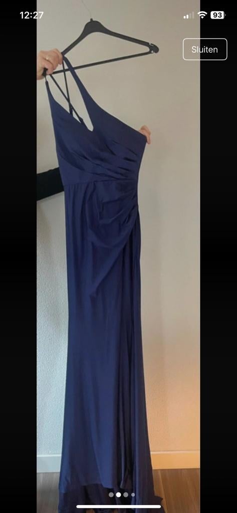 Galajurk blauw Pink Boom maat S, Galajurk, Blauw, Ophalen of Verzenden, Zo goed als nieuw