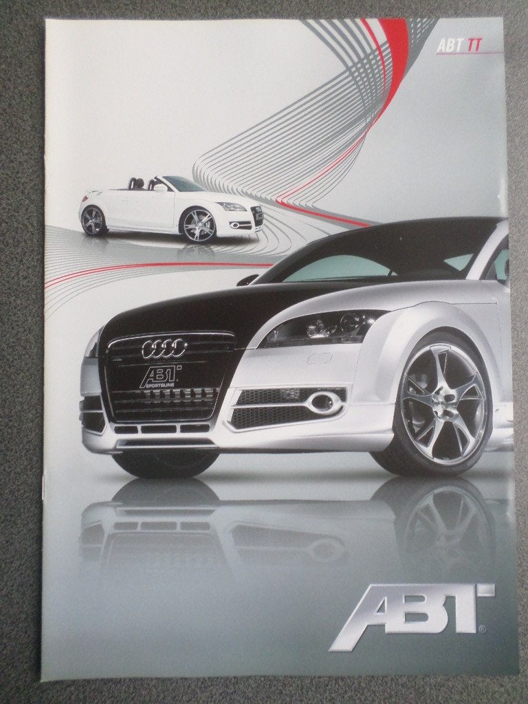 Audi TT Abt Tuning Brochure, Ophalen of Verzenden, Zo goed als nieuw, Audi