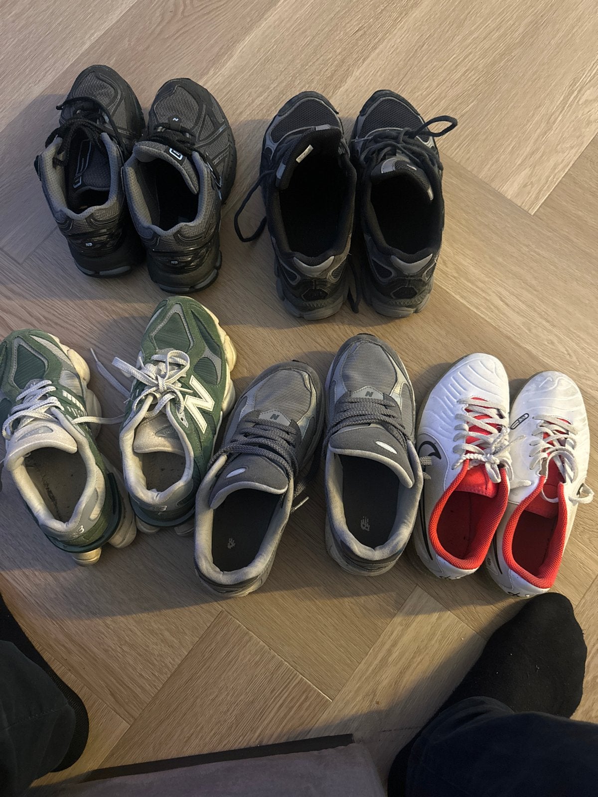 5 paar schoenen maat 37 t/m 40, Ophalen, Gedragen, Overige kleuren, Sneakers of Gympen