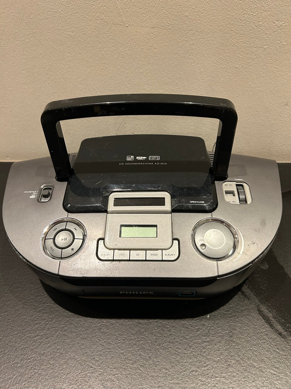 Philips CD Soundmachine AZ1834 met USB Direct, Ophalen, Gebruikt, Philips, Draagbaar