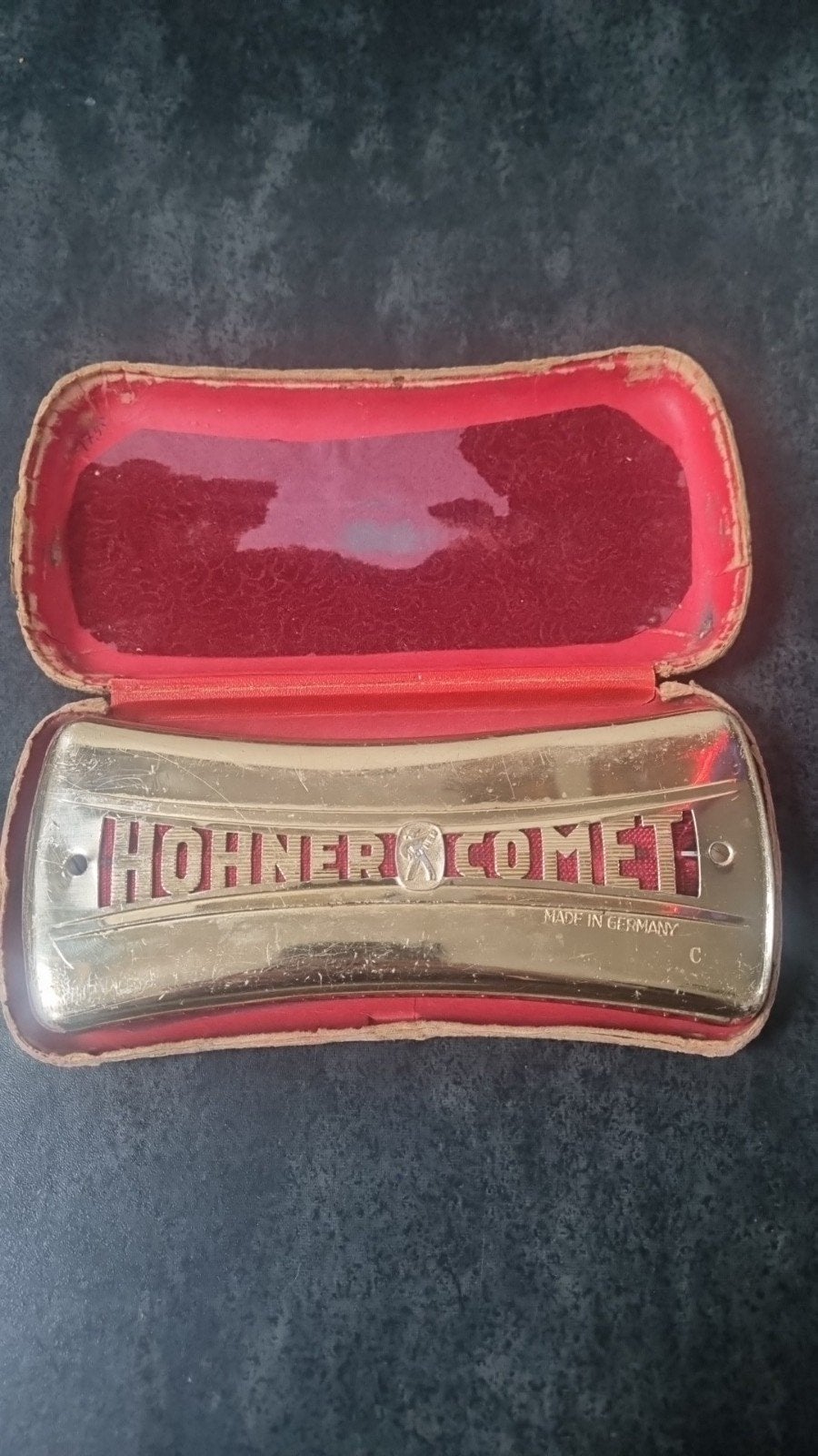 Hohner Comet Mondharmonica met origineel doosje, Ophalen of Verzenden, Gebruikt, Met koffer of doosje