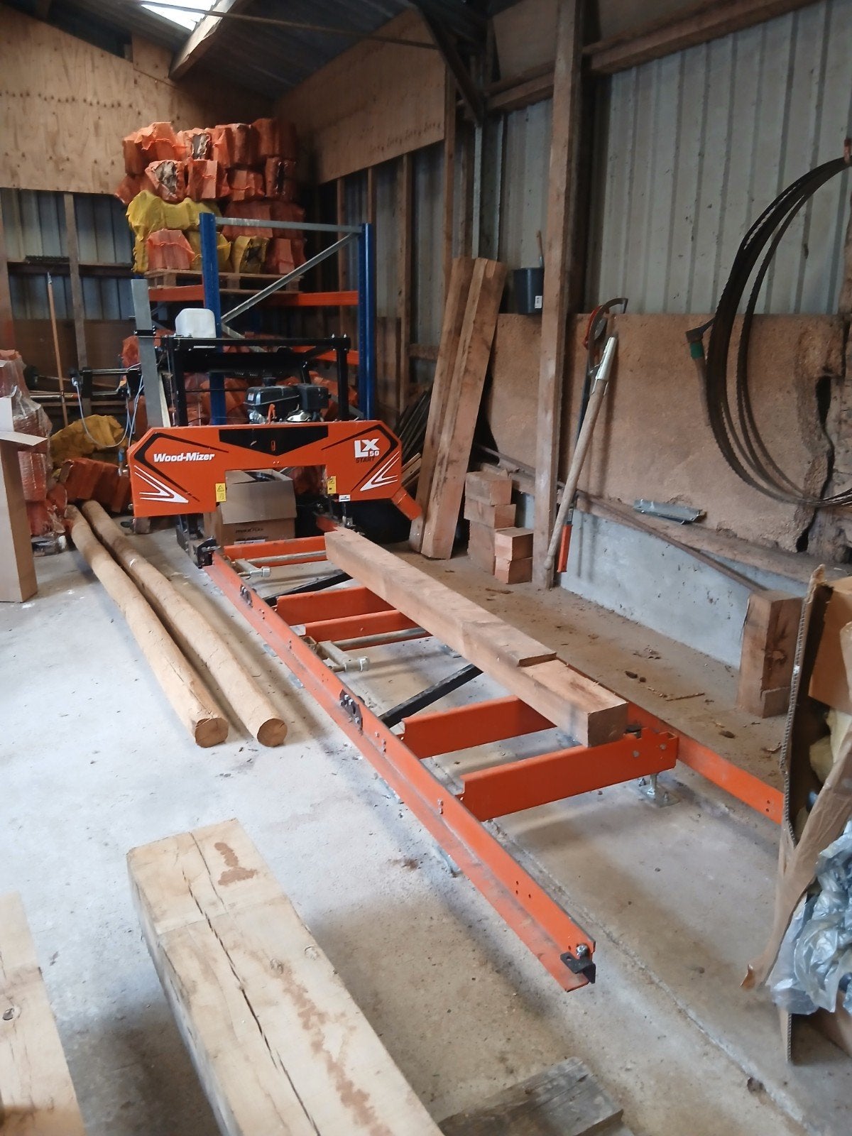 Tekoop woodmizer lx50 start, Ophalen of Verzenden
