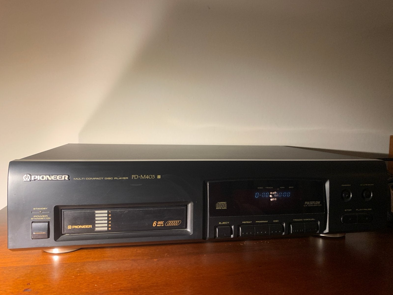 Pioneer PD-M403 Multi Compact Disc Speler - (6)CD Wisselaar, Audio, Tv en Foto, Ophalen of Verzenden, Gebruikt, Pioneer, Wisselaar