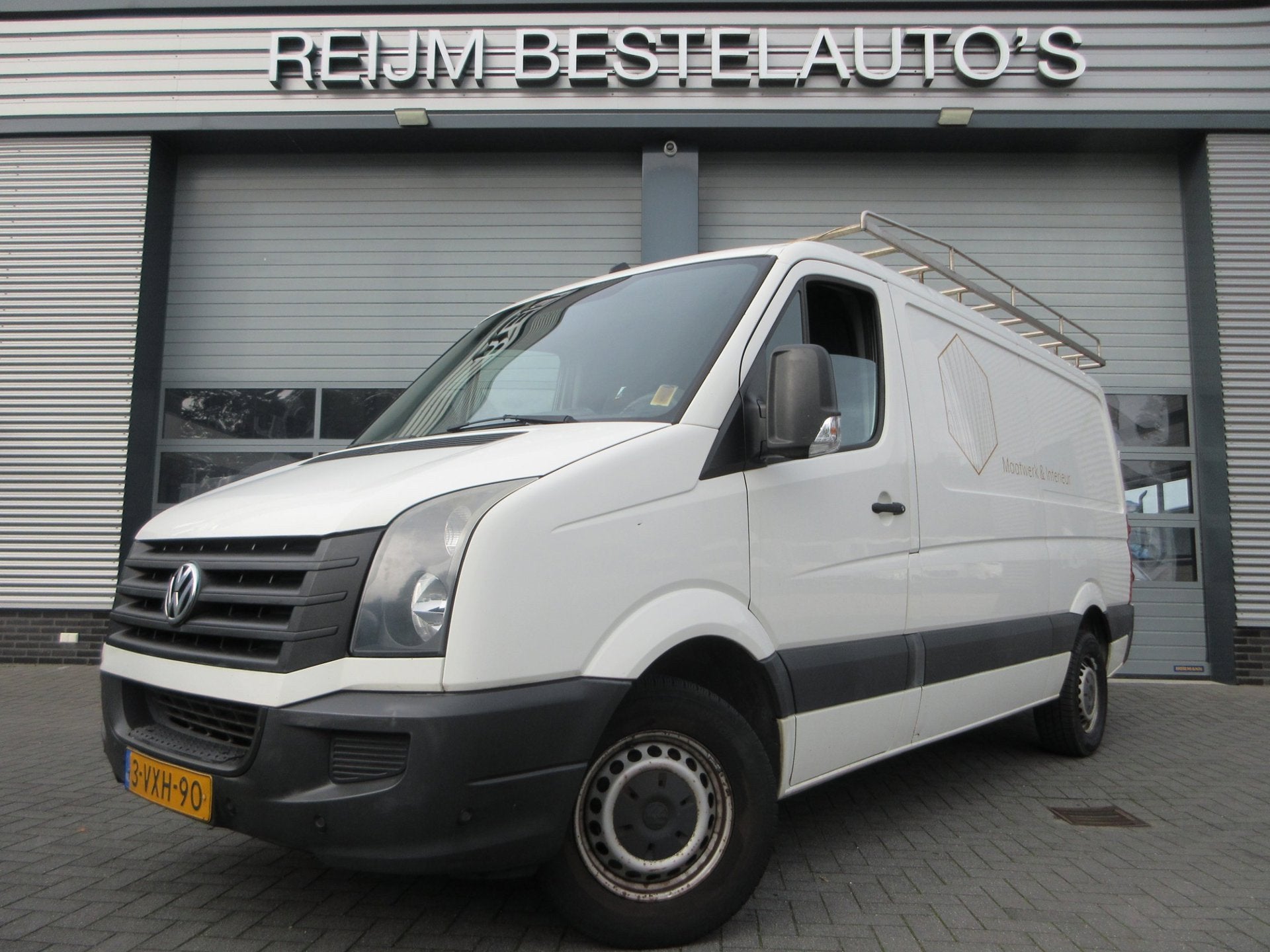Volkswagen Crafter 35 2.0 TDI Euro5, Airco, L2, Lang, 3-Zits, 13 km/l, Euro 5, Gebruikt, Zwart