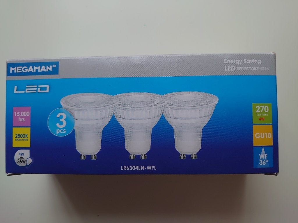 3x Megaman LED reflector 35W, Verzenden, Nieuw, Overige fittingen, Led-lamp