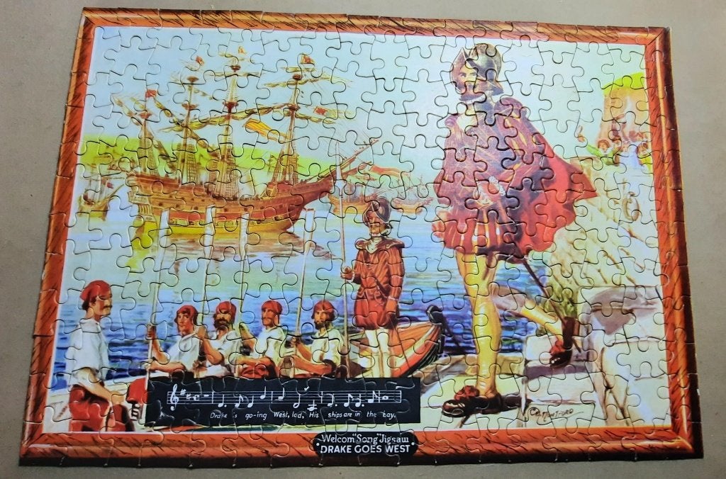 vintage puzzzel, Antiek en Kunst, Curiosa en Brocante, Ophalen of Verzenden