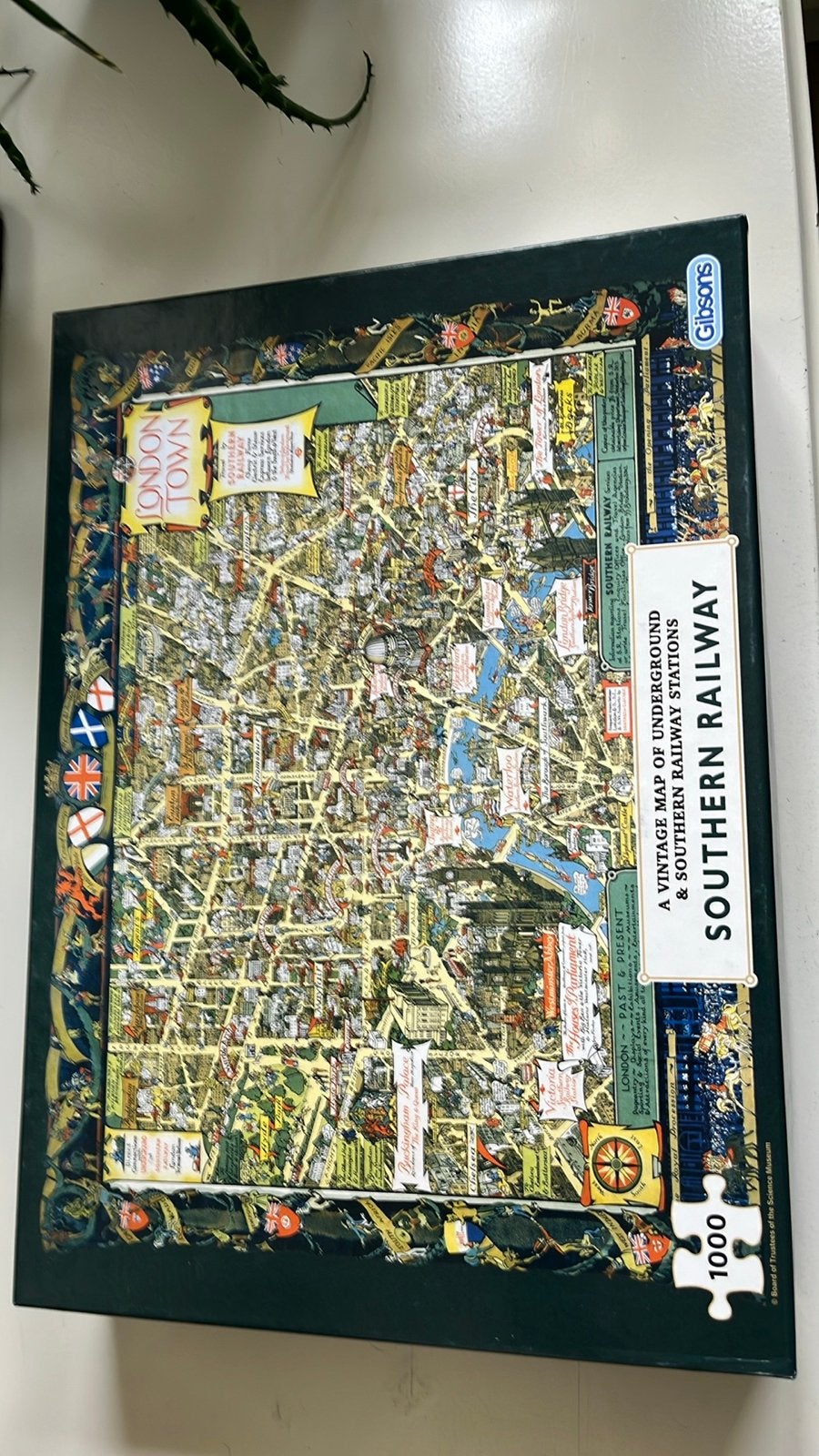 Gibsons London Town Puzzel 1000 stukjes - Nieuw in folie, Hobby en Vrije tijd, Denksport en Puzzels, Ophalen of Verzenden, 500 t/m 1500 stukjes