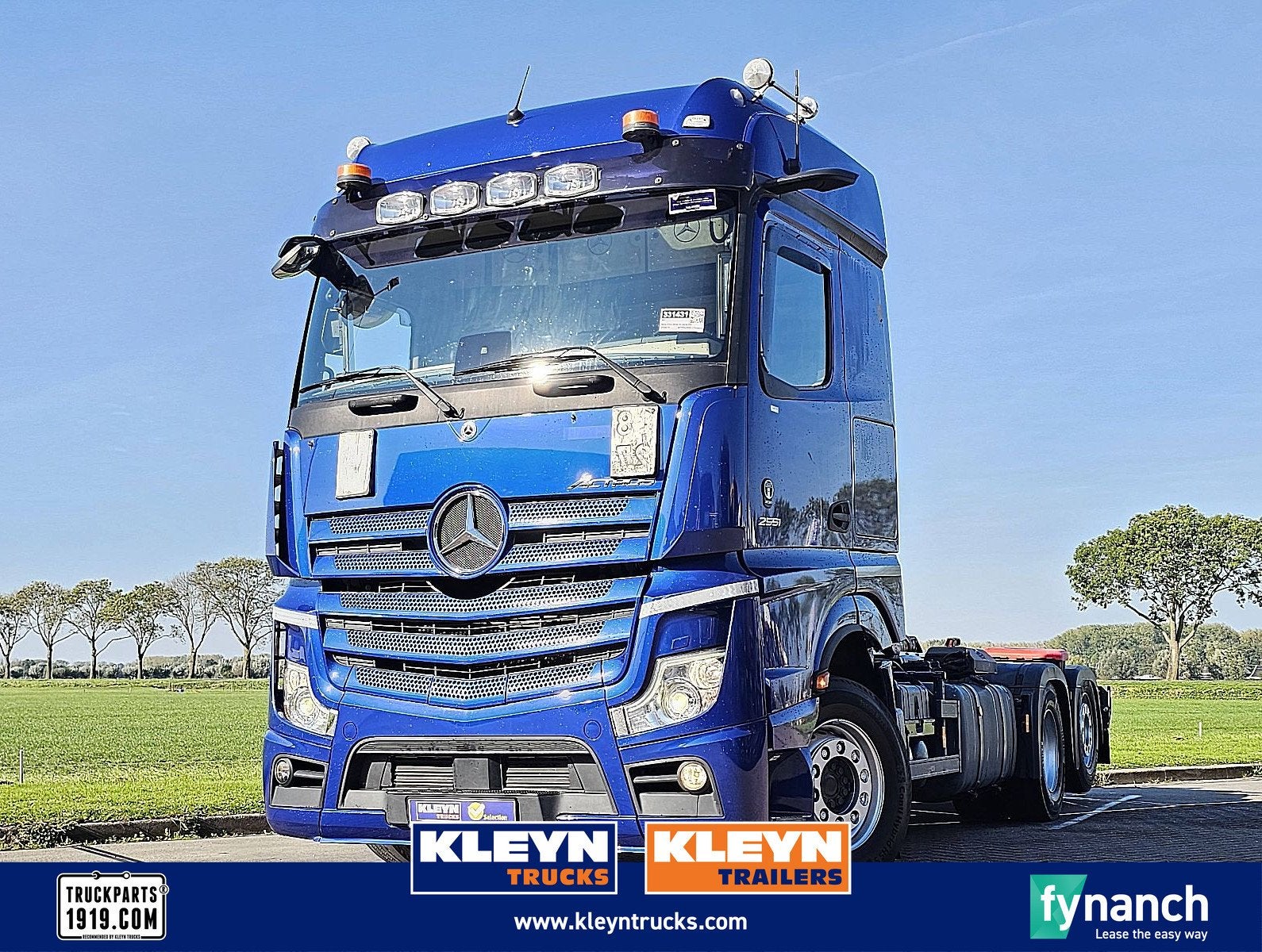 MERCEDES-BENZ ACTROS 2551 6X2 STEERAXLE RETARDER BIGSPACE XE, Auto's, Automaat, Euro 6, 510 pk, Blauw