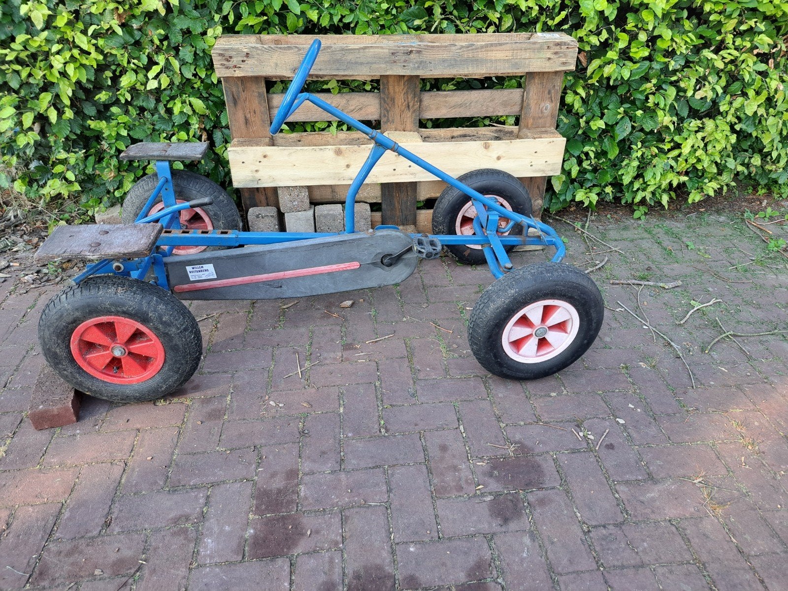 Degelijke skelter met duozit - kan wat liefde gebruiken, Ophalen, Gebruikt, Overige merken, Duozit