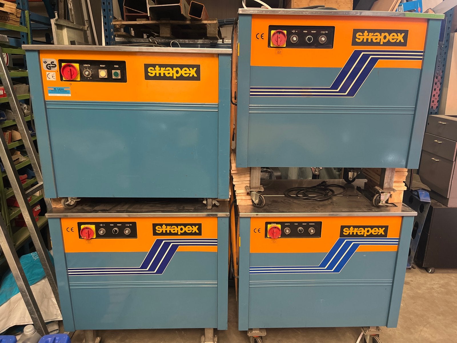 Strapex omsnoeringsmachines (4 stuks), Ophalen of Verzenden