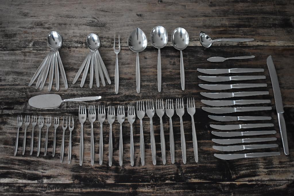 Van Kempen en Begeer Keltum S17 Jeunesse 6 personen cassette, Huis en Inrichting, Keuken | Servies, Overige materialen, Gebruikt