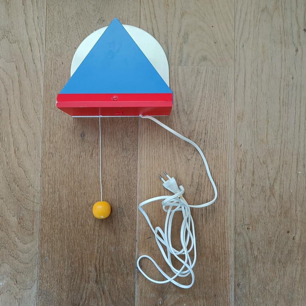 Vintage IKEA Lamp - Kleurrijk Design, Hout, Gebruikt, Vintage, Ophalen of Verzenden