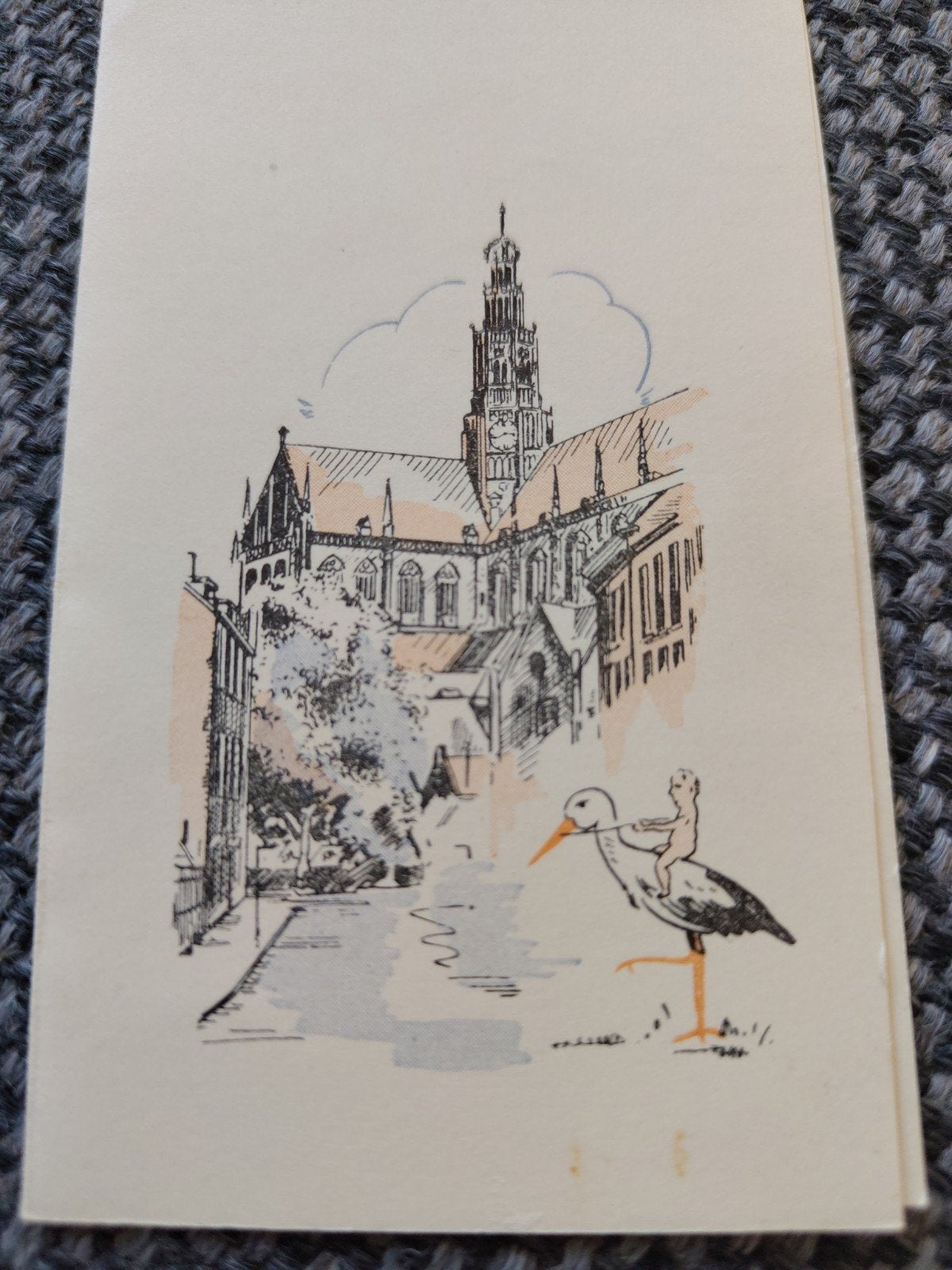 Freddie te Haarlem, Ophalen of Verzenden, Voor 1970, Geboortekaartje