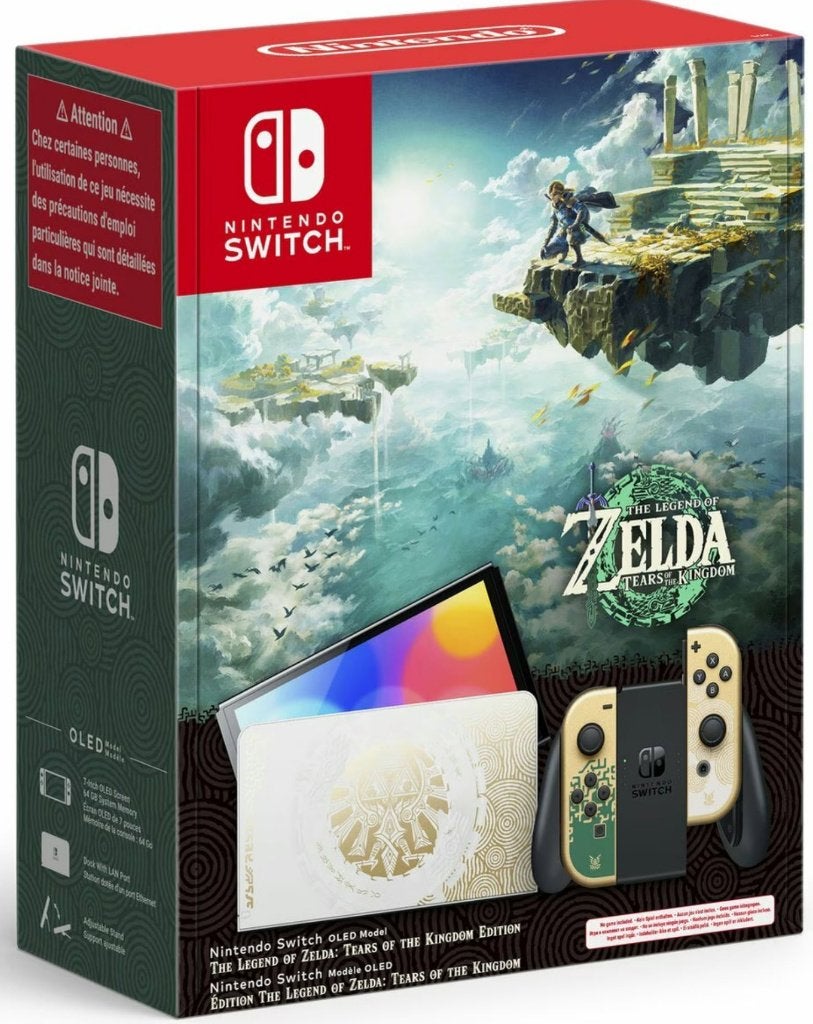 Nintendo Switch Oled Nintendo Zelda Tears of Kingdom Edition, Ophalen of Verzenden, Nieuw, Met 2 controllers, Switch 2019 Upgrade