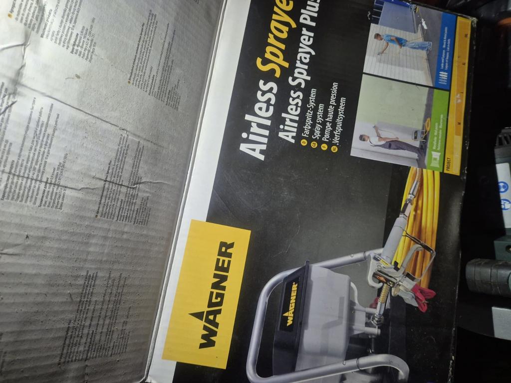 Wagner airless sprayer plus, Ophalen of Verzenden, Gebruikt