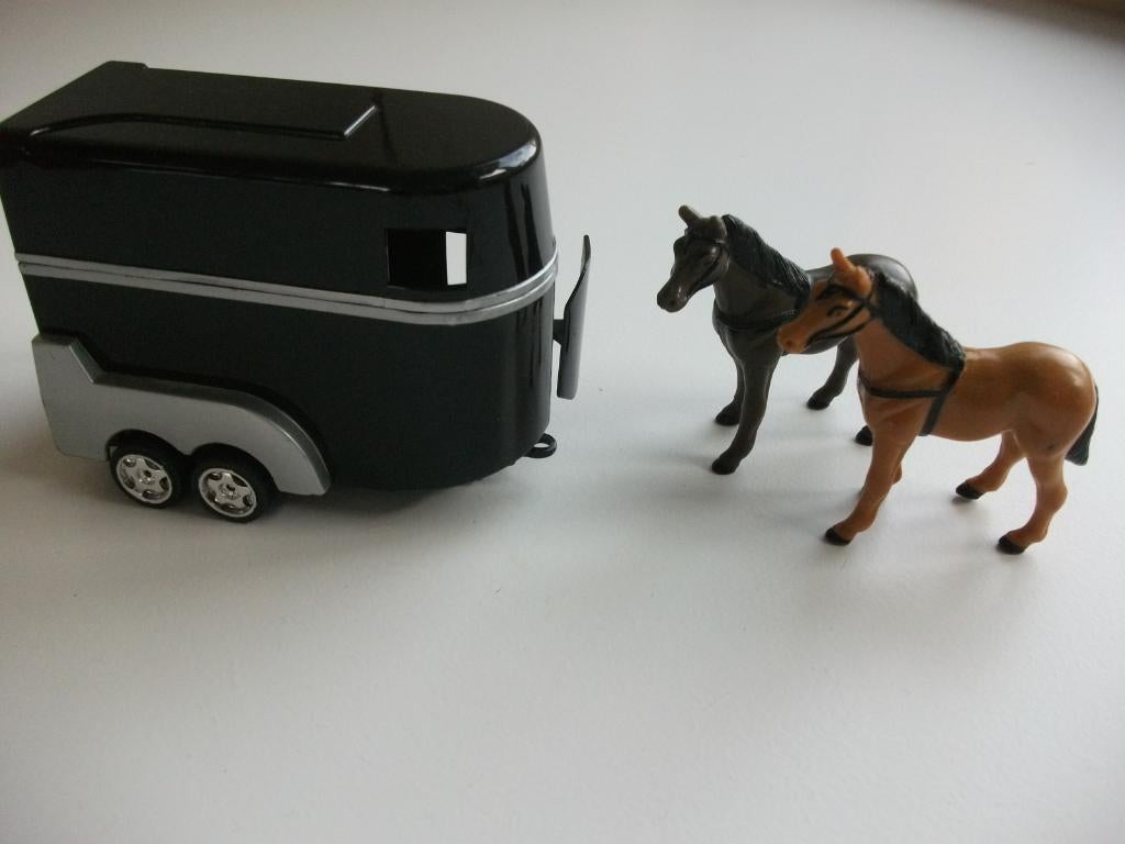 Paardentrailer met twee paarden, Ophalen of Verzenden, Gebruikt