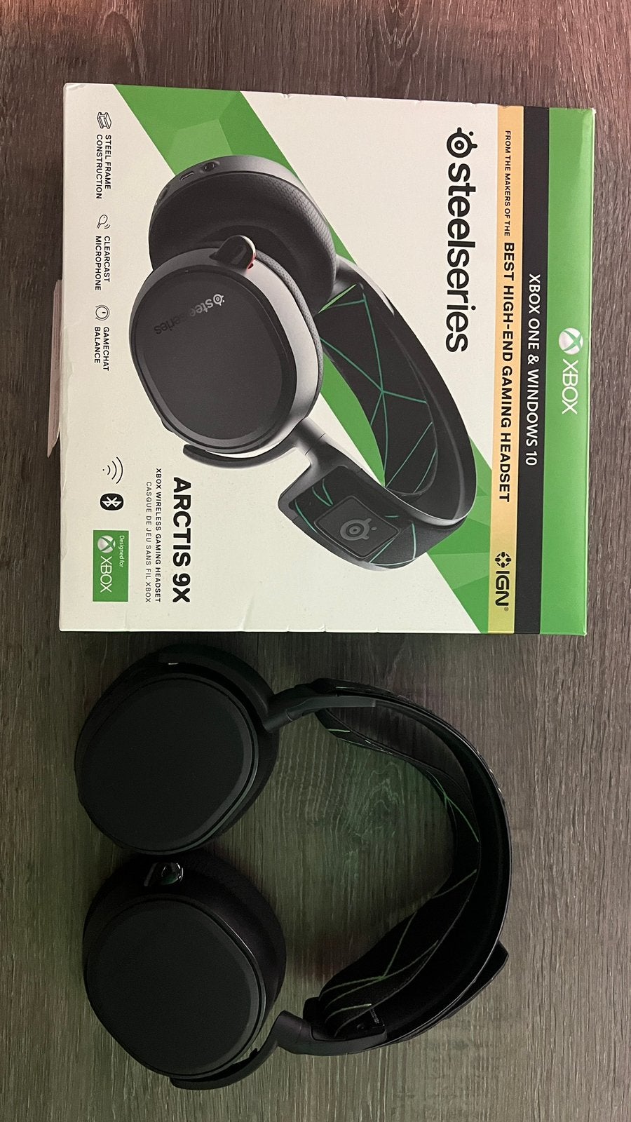 Steelseries arctis 9x, Ophalen, Mute-functie, Zo goed als nieuw, Draadloos