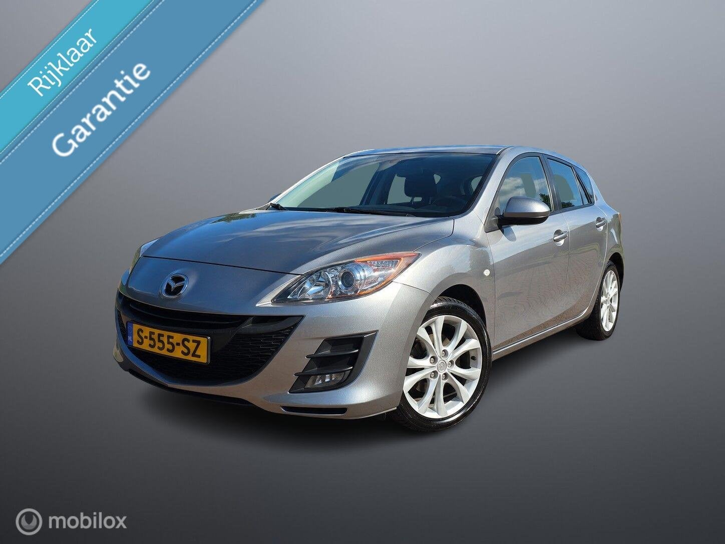 Mazda 3 1.6 GT-L/CLIMA/PDC/17 INCH/STOELVERWARMING/55.842KM!, Auto's, Voorwielaandrijving, Stof, Gebruikt, Zwart