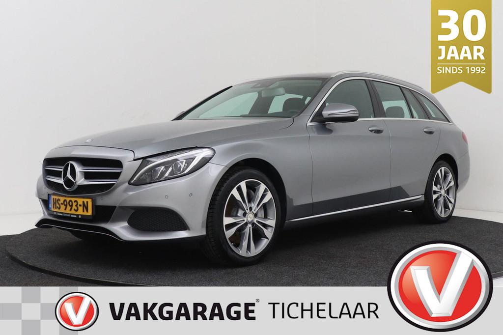 Mercedes-Benz C-klasse Estate 350 e Lease Edition | Org NL |, Automaat, Achterwielaandrijving, Gebruikt, Leder en Stof