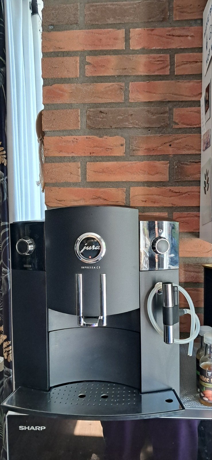 Jura Impressa C5 volautomatische koffiemachine, Ophalen, Gebruikt, Koffiemachine, Koffiebonen