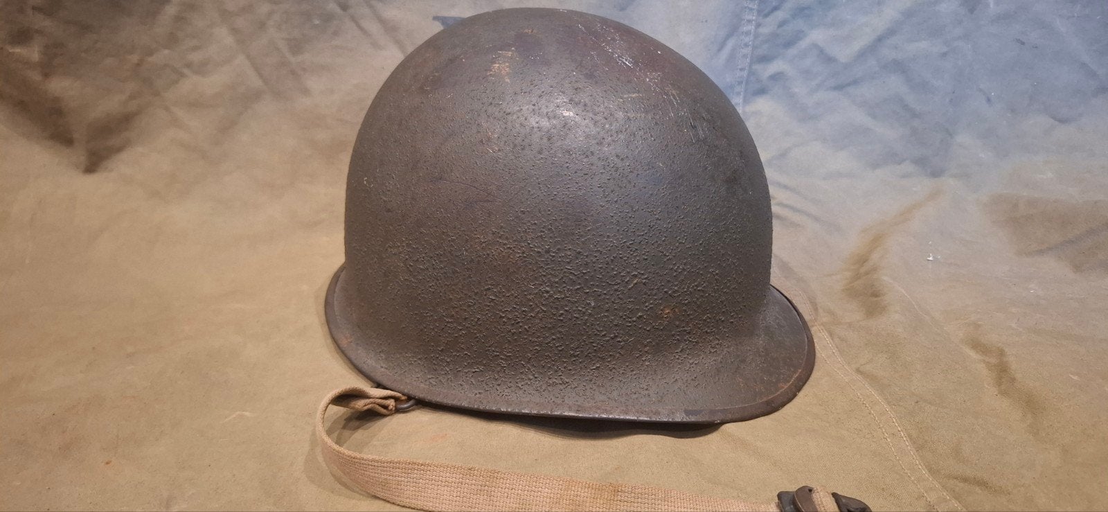US ww2 m1 helm fs sb, Verzamelen, Ophalen of Verzenden, Landmacht, Amerika, Helm of Baret