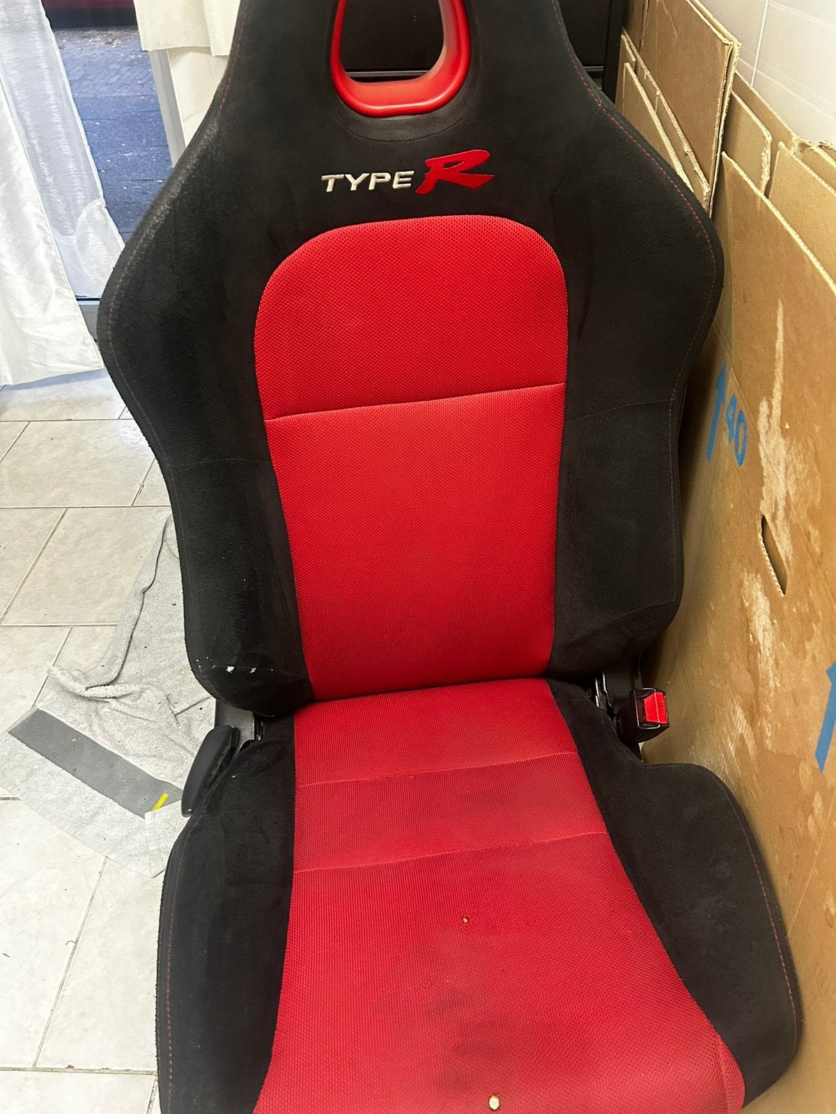 Honda Type R stoelen Rood RHD, Ophalen, Honda