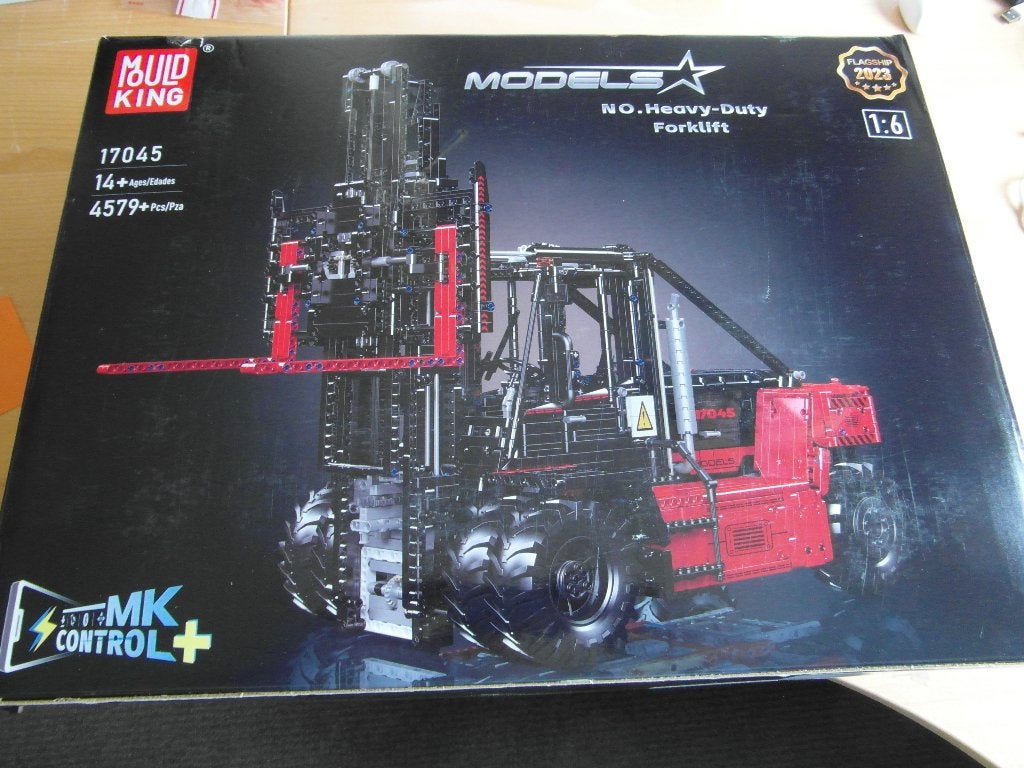 Mould King heftruck 1:6, Gebruikt, Auto, Groter dan 1:32, Ophalen