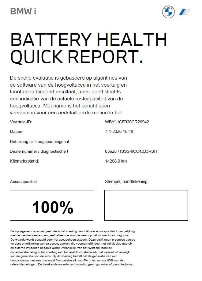 BMW iX xDrive40 High Executive Sportpakket SoH 100%, Auto's, BMW, Automaat, Gebruikt, Met garantie (alle), Wit