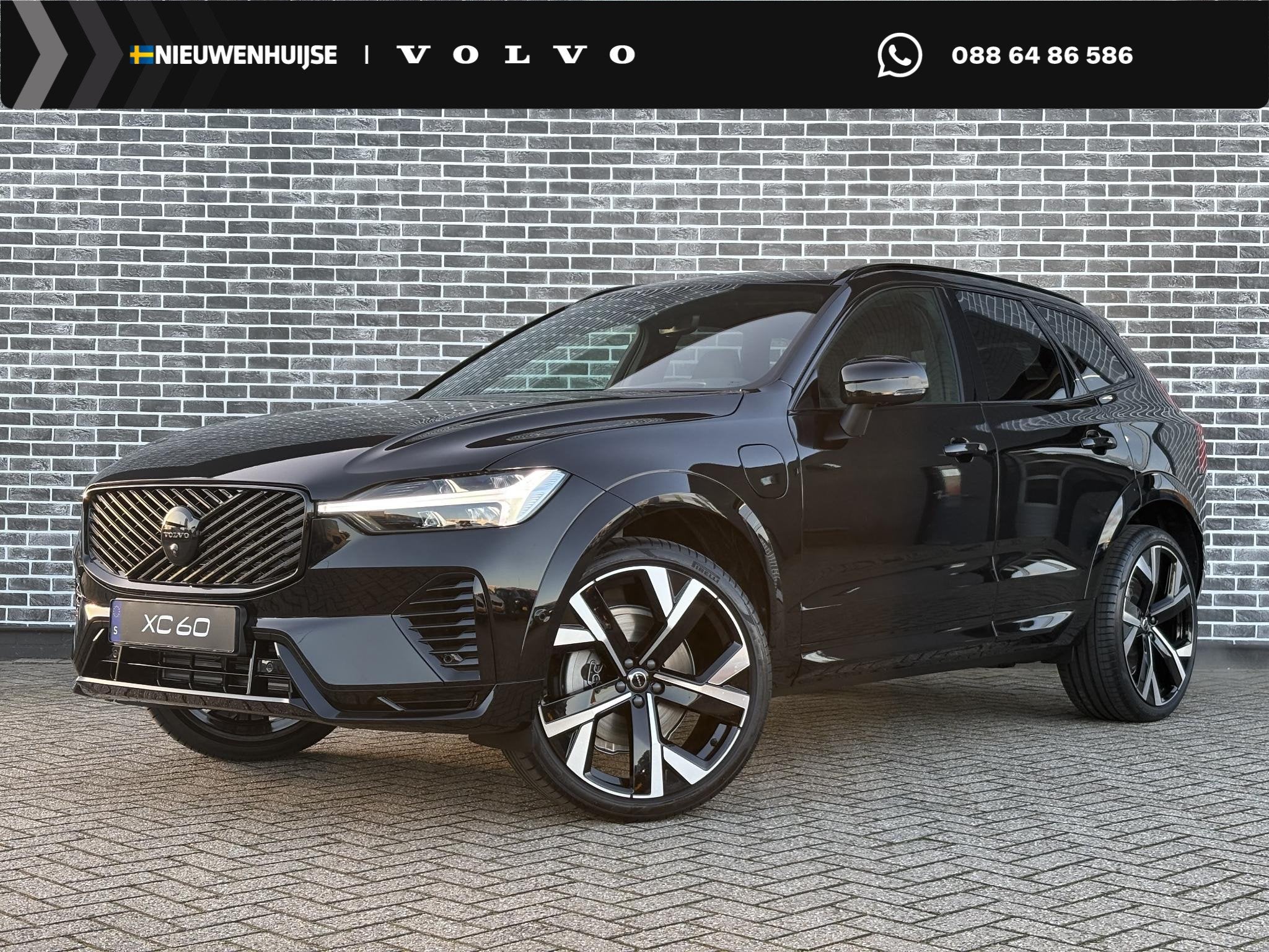 Volvo XC60 2.0 T6 Plug-in hybrid AWD Plus Black Edition | Sc, Automaat, 12 maanden, 4 cilinders, Zwart