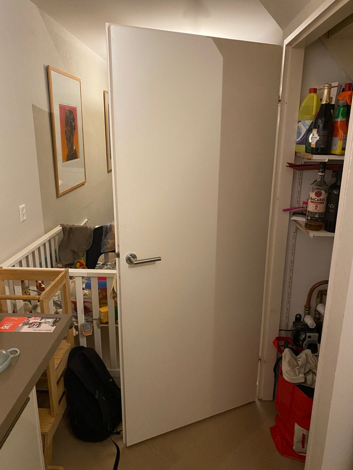 5 opdek deuren wit, Ophalen, Minder dan 80 cm, Binnendeur, Zo goed als nieuw