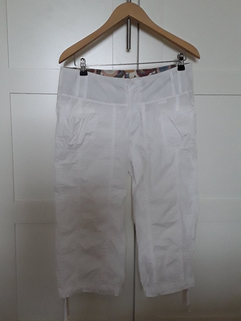 Witte capri van Pepe Jeans, Wit, Zo goed als nieuw, Driekwart, Pepe Jeans