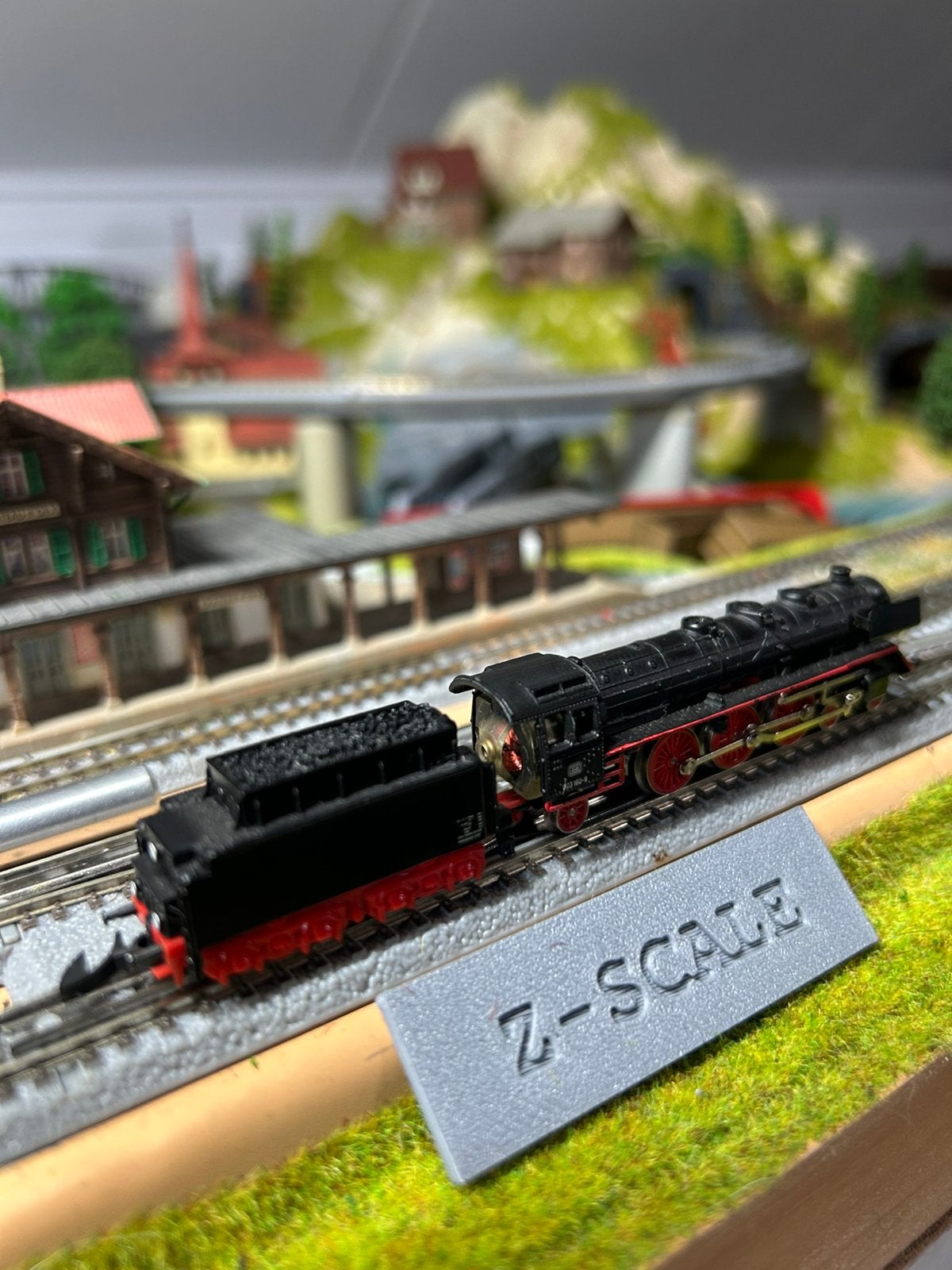 Marklin miniclub z spoor Stoomlok met tender, Wisselstroom, Gebruikt, Locomotief, Ophalen of Verzenden