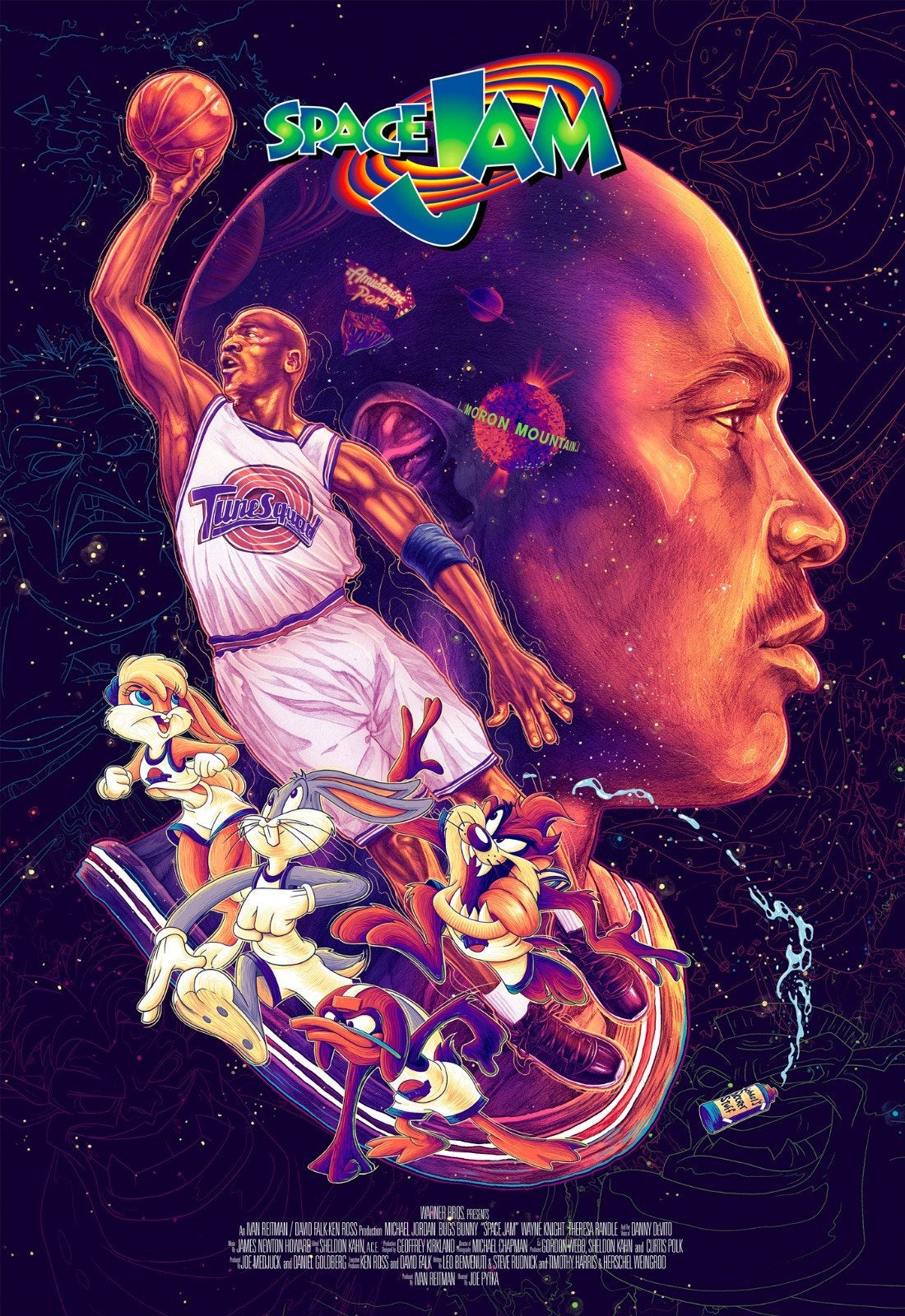 space jam, Ophalen of Verzenden, Zo goed als nieuw, A1 t/m A3, Film en Tv