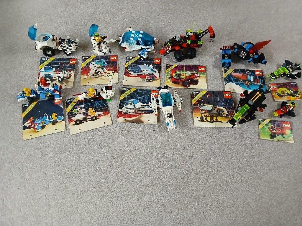 partij lego space voertuigen, Kinderen en Baby's, Speelgoed | Duplo en Lego, Gebruikt, Lego, Complete set, Compleet, Inclusief instructies