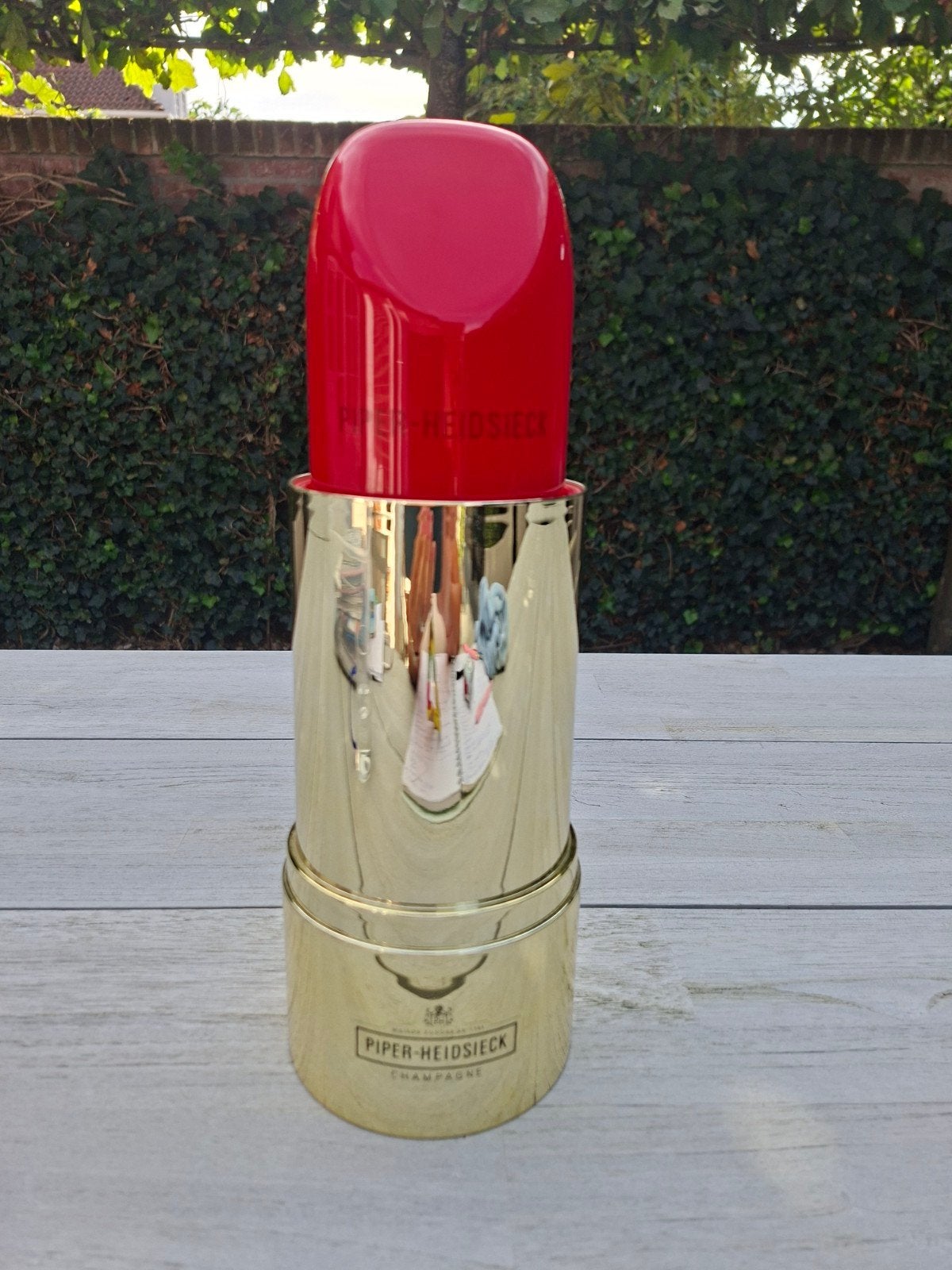 Piper-Heidsieck Champagne Koeler Lippenstift Goud Rood, Ophalen of Verzenden, Nieuw
