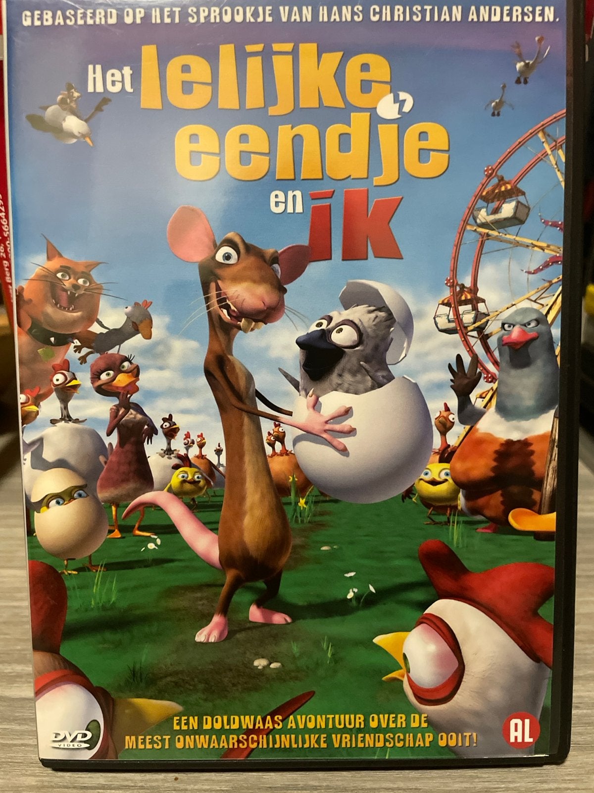 Het Lelijke Eendje en Ik - DVD (Gebaseerd op H.C. Andersen), Animatie, Alle leeftijden, Zo goed als nieuw, Film