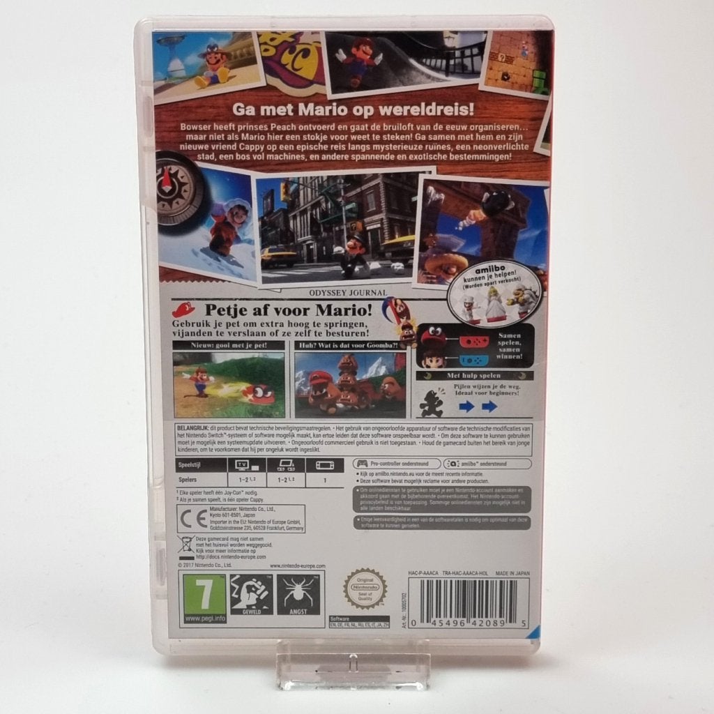 Nintendo Switch Game: Super Mario Odyssey, Spelcomputers en Games, Nintendo, Zo goed als nieuw, Support@nintendo.com, 11-1 Hokotate-cho, Kamitoba, Minami-ku
Kyoto 601-8501
Japan