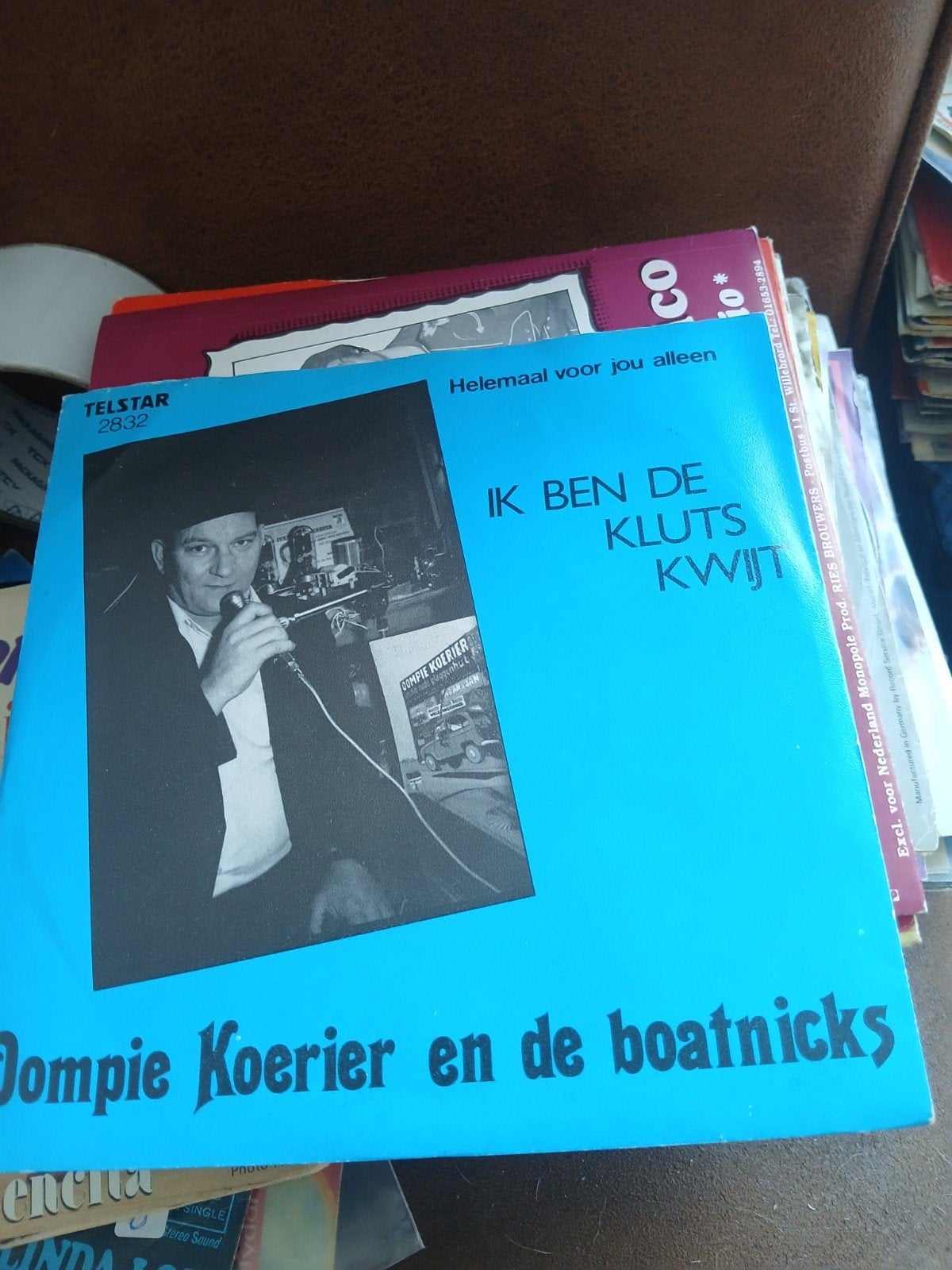 Oompie koerier en the boatniks, Ophalen of Verzenden, Zo goed als nieuw, Overige formaten, Levenslied of Smartlap