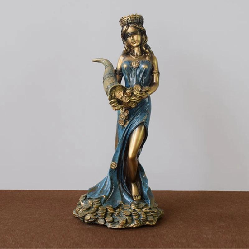 Fortuna Romeinse God Beeld Religie Beeldje Mythologie, Verzenden, Nieuw, Religie