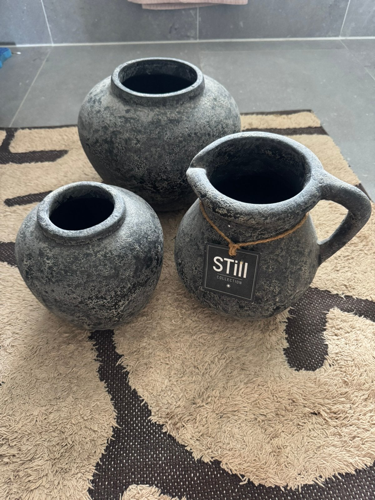 3x sierpotten Still collectie, Ophalen of Verzenden, Zo goed als nieuw