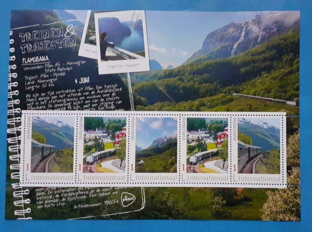 Treinen & Trajecten 10 Flåmsbana - Internationaal  ( nr.10), Verzenden, Na 1940, Postfris
